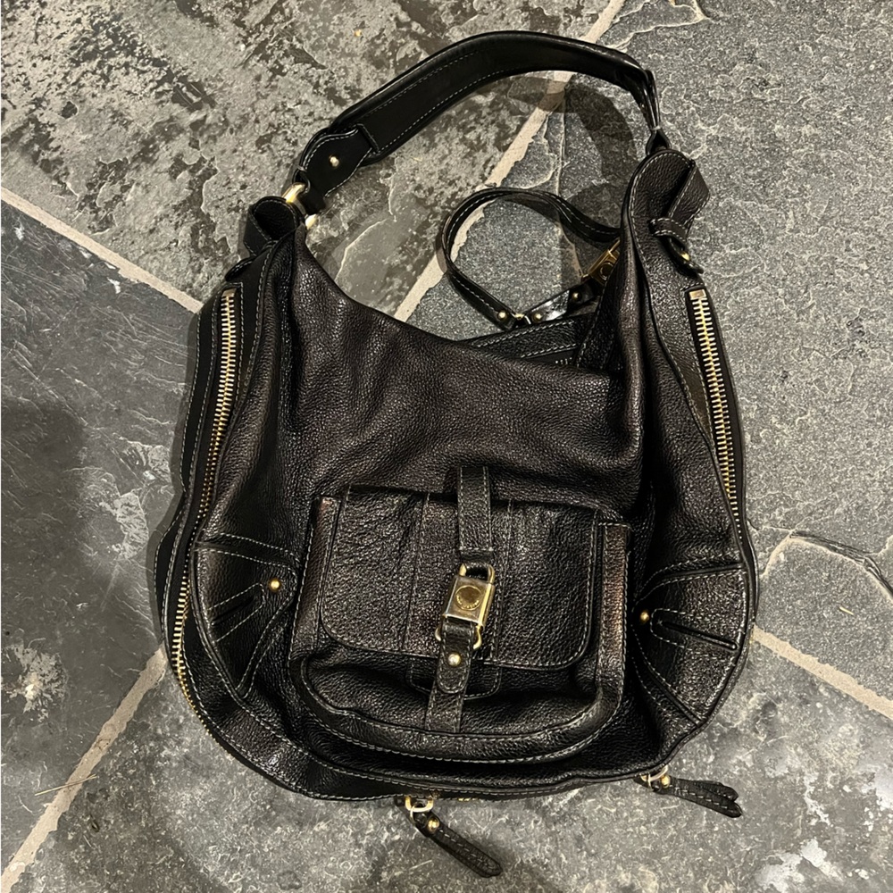 Marc Jacobs black leather bag